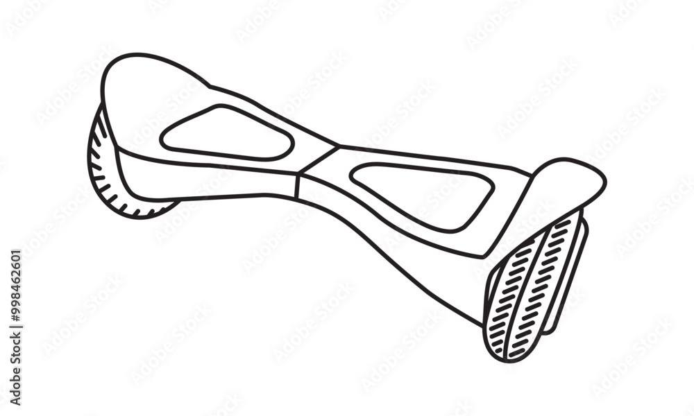 self-balancing gyro two wheeled board scooter or hoverboard isolated on white background. self-balancing gyro two wheeled board scooter or hoverboard isolated on white background.