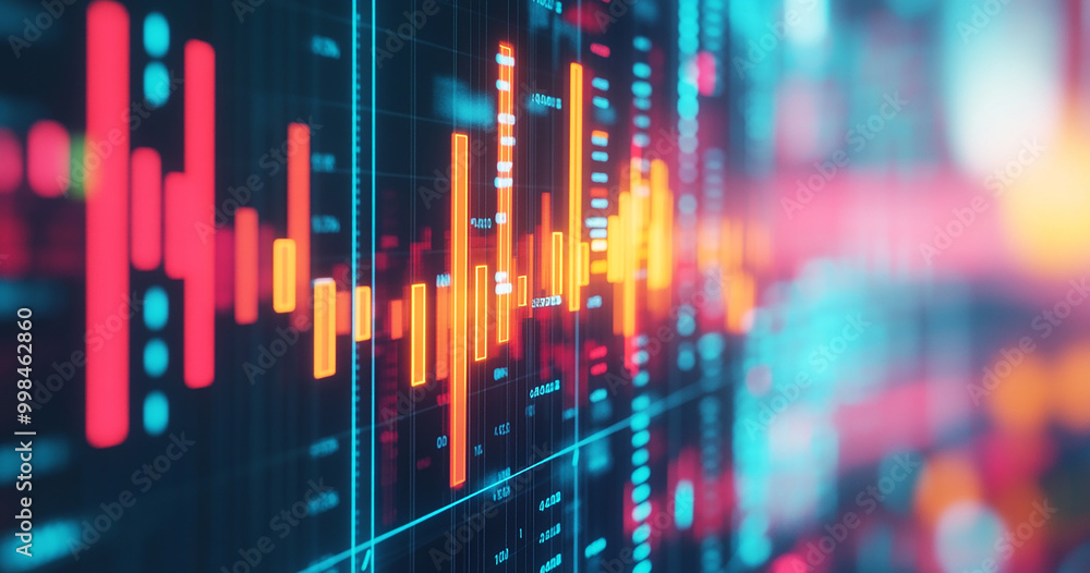 Abstract stock chart Abstract stock chart