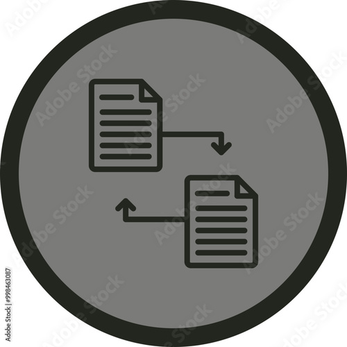 Files Exchange Icon Design