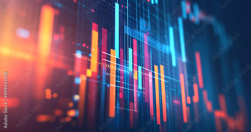 Abstract stock chart Abstract stock chart