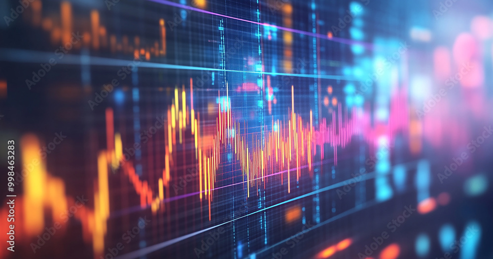 Abstract stock chart Abstract stock chart
