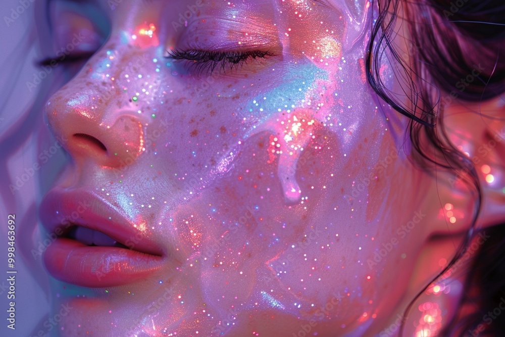 Girl Pattern. Pink Magic Hologram. Rainbow Invitation. Holographic Mystical Effect. Purple Abstract Background. Lilac Pastel Gradient. Unicorn Glitter. Stars Girl Girl Pattern. Pink Magic Hologram. Rainbow Invitation. Holographic Mystical Effect. Purple Abstract Background. Lilac Pastel Gradient. Unicorn Glitter. Stars Girl