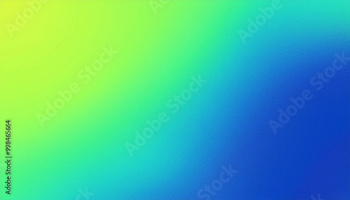 Gradient background, neon green to vibrant blue