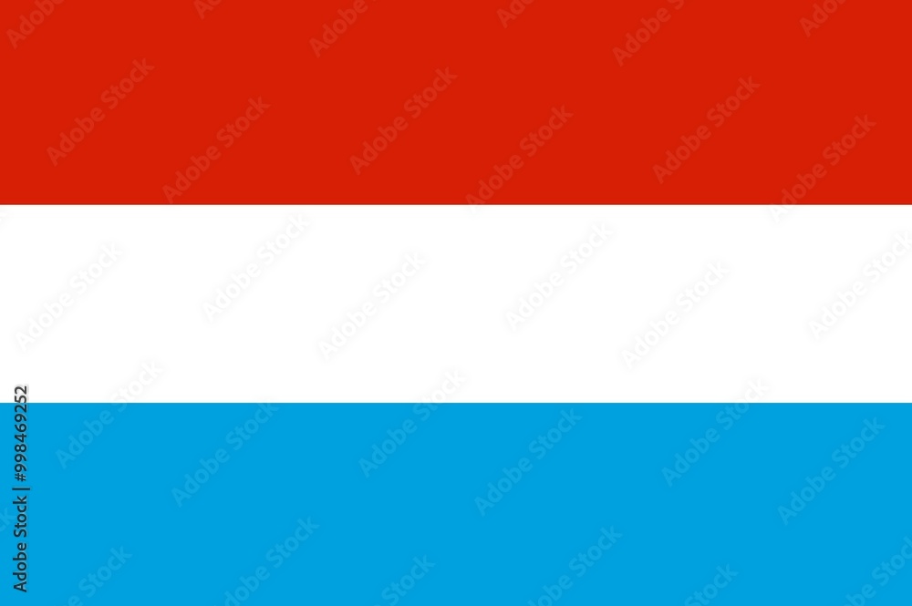 illustration of a waving luxembourg flag on a pole, a symbol of the luxembourg and Europe, with a red, white, and blue banner representing the nation's patriotism illustration of a waving luxembourg flag on a pole, a symbol of the luxembourg and Europe, with a red, white, and blue banner representing the nation's patriotism