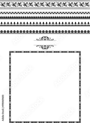 Dividers and Frame Set