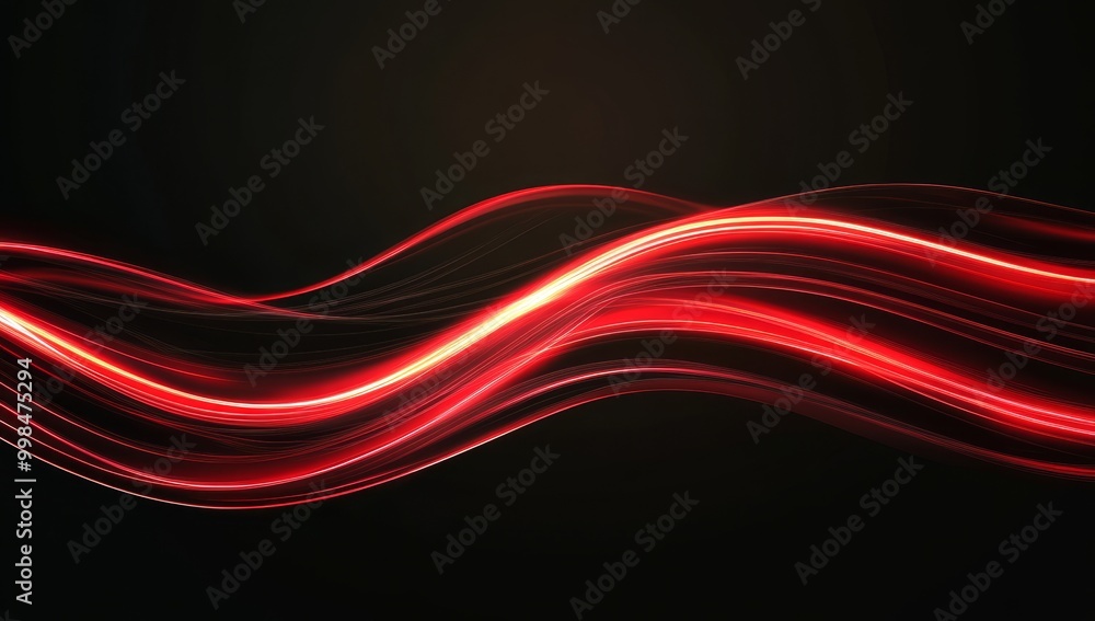 Fototapeta premium The black background is covered with a textured surface tinted scarlet