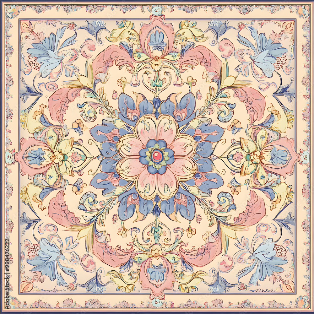 Hand-drawn 2D Doodle Tile and Carpet Patterns with White Borders – Geometric, Floral, and Abstract Designs Hand-drawn 2D Doodle Tile and Carpet Patterns with White Borders – Geometric, Floral, and Abstract Designs