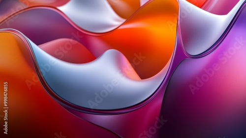 This is a picture of the colourful abstract shape wallpaper that has been mixed with primary colours and has become the colourful abstract various shapes that fill the entire wallpaper.