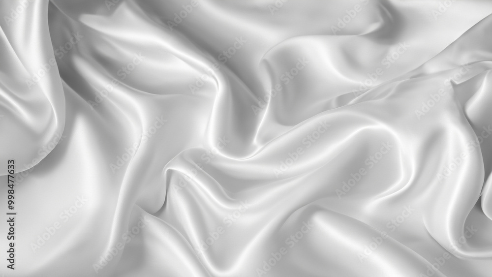 Obraz premium white silk background