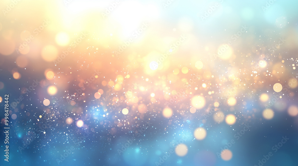 Delicate Bokeh Background with Tranquil Hues Delicate Bokeh Background with Tranquil Hues