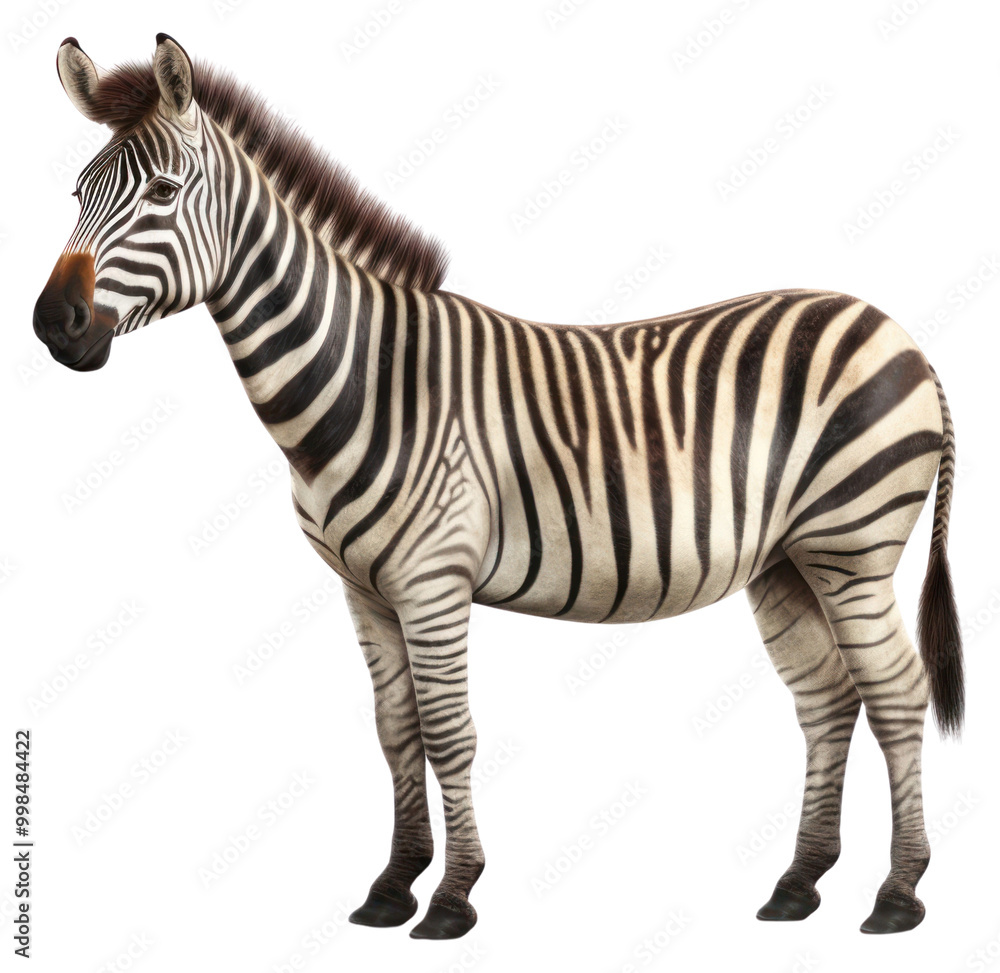 Fototapeta premium PNG Wildlife animal mammal zebra.