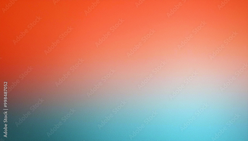 Fototapeta premium Abstract Blurred Gradient Background in Orange, Blue and White