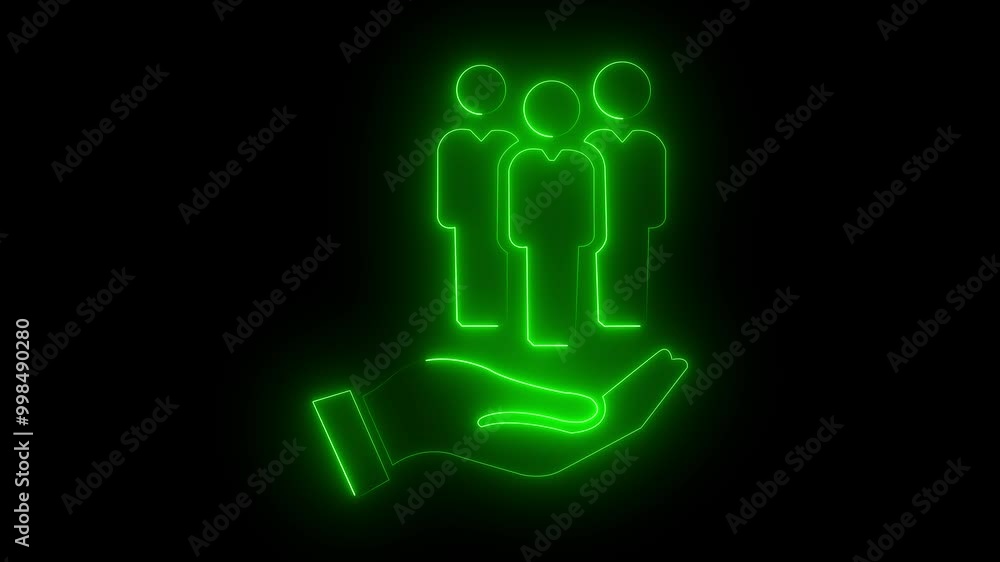 green color Neon loyalty concept, the people, advocates for your brand who will continuously engage with, repeatedly purchase from, Loyalty icon isolated on black background green color Neon loyalty concept, the people, advocates for your brand who will continuously engage with, repeatedly purchase from, Loyalty icon isolated on black background