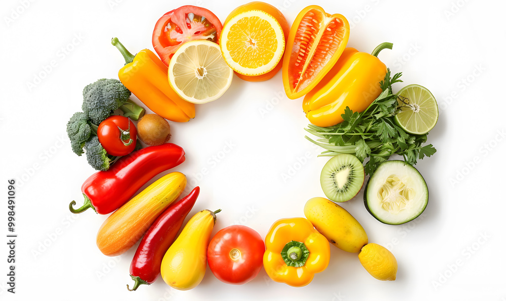 vegetable and fruits photo or illustrator on white background vegetable and fruits photo or illustrator on white background