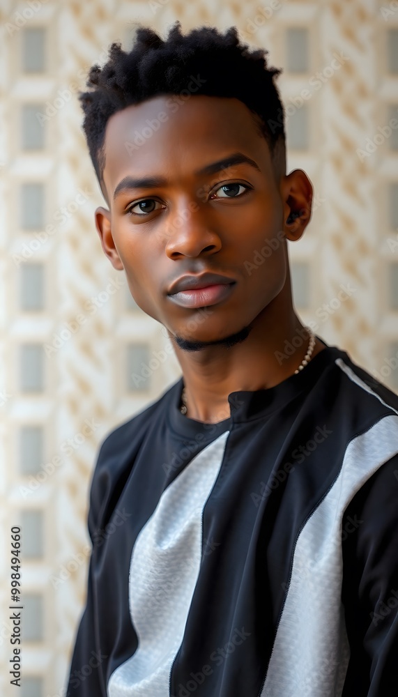 portrait of an attractive Benin young man portrait of an attractive Benin young man