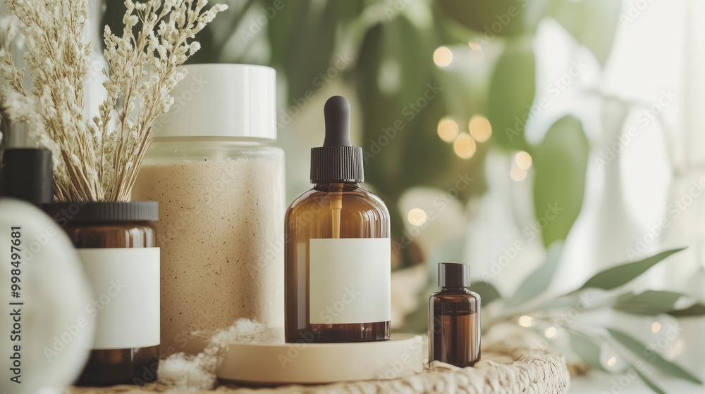 A close-up of organic skincare products with natural ingredients, emphasizing their purity and effectiveness. A close-up of organic skincare products with natural ingredients, emphasizing their purity and effectiveness.
