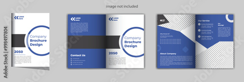  Creative Bifold Brochure Design Template.