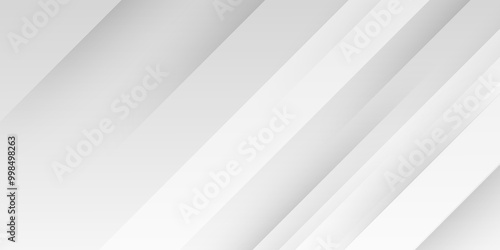 Abstract lines pattern technology on gray gradients background. Modern gray abstract vector long banner background. Vector illustration abstract graphic design banner pattern background template.