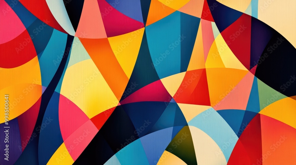 A stunning abstract geometric pattern with vibrant colors and shapes, creating a modern and dynamic visual effect. A stunning abstract geometric pattern with vibrant colors and shapes, creating a modern and dynamic visual effect.