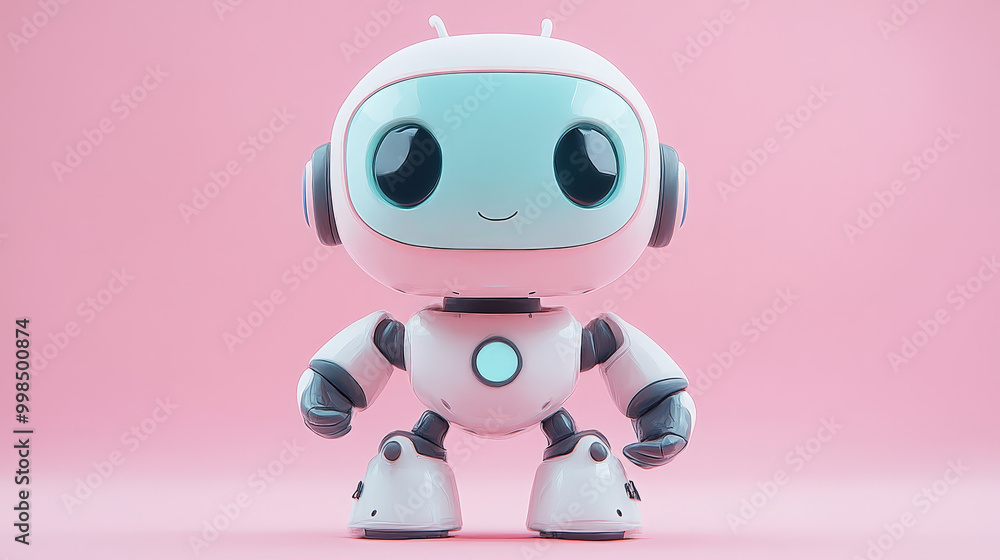 Adorable clay robot with technology elements Adorable clay robot with technology elements