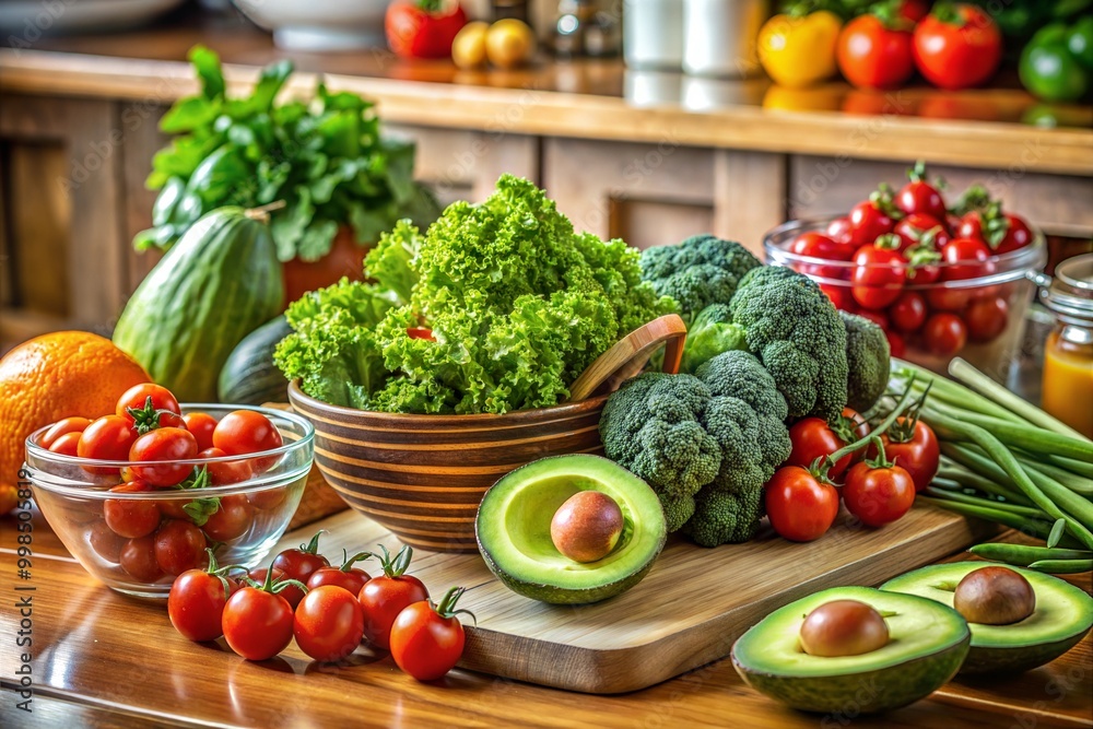 Healthy Vegan Meals and Fresh Organic Produce for Wellness Lifestyle Healthy Vegan Meals and Fresh Organic Produce for Wellness Lifestyle