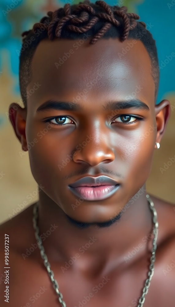 portrait of an attractive Ivory Coast young man portrait of an attractive Ivory Coast young man