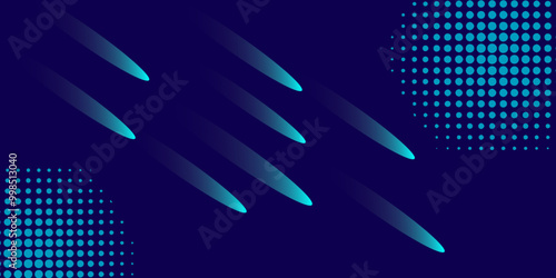 Modern dark blue gradient abstract background in blue background. Colorful geometric background. Fluid shapes composition. Modern vibrant imac color. Vector illustration with corporate and business.