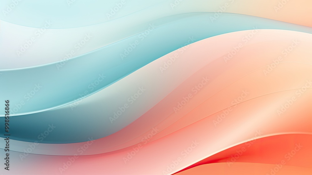 Abstract Background with Serene Smooth Lines Abstract Background with Serene Smooth Lines
