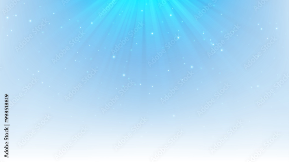 Blue Light Shining with Sparks, Isolated on White Background, Vector Illustration Blue Light Shining with Sparks, Isolated on White Background, Vector Illustration