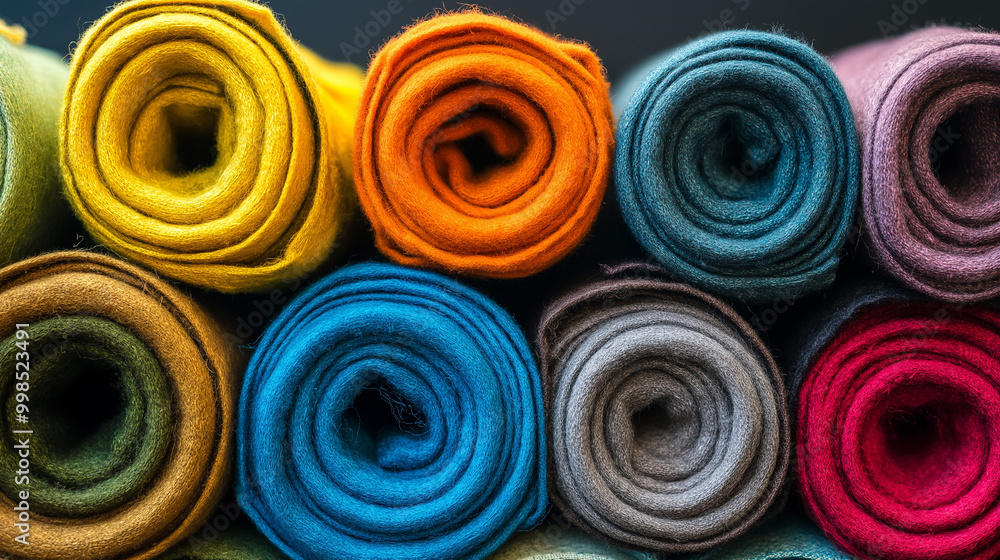 roll of cloth melton fabric used as background roll of cloth melton fabric used as background