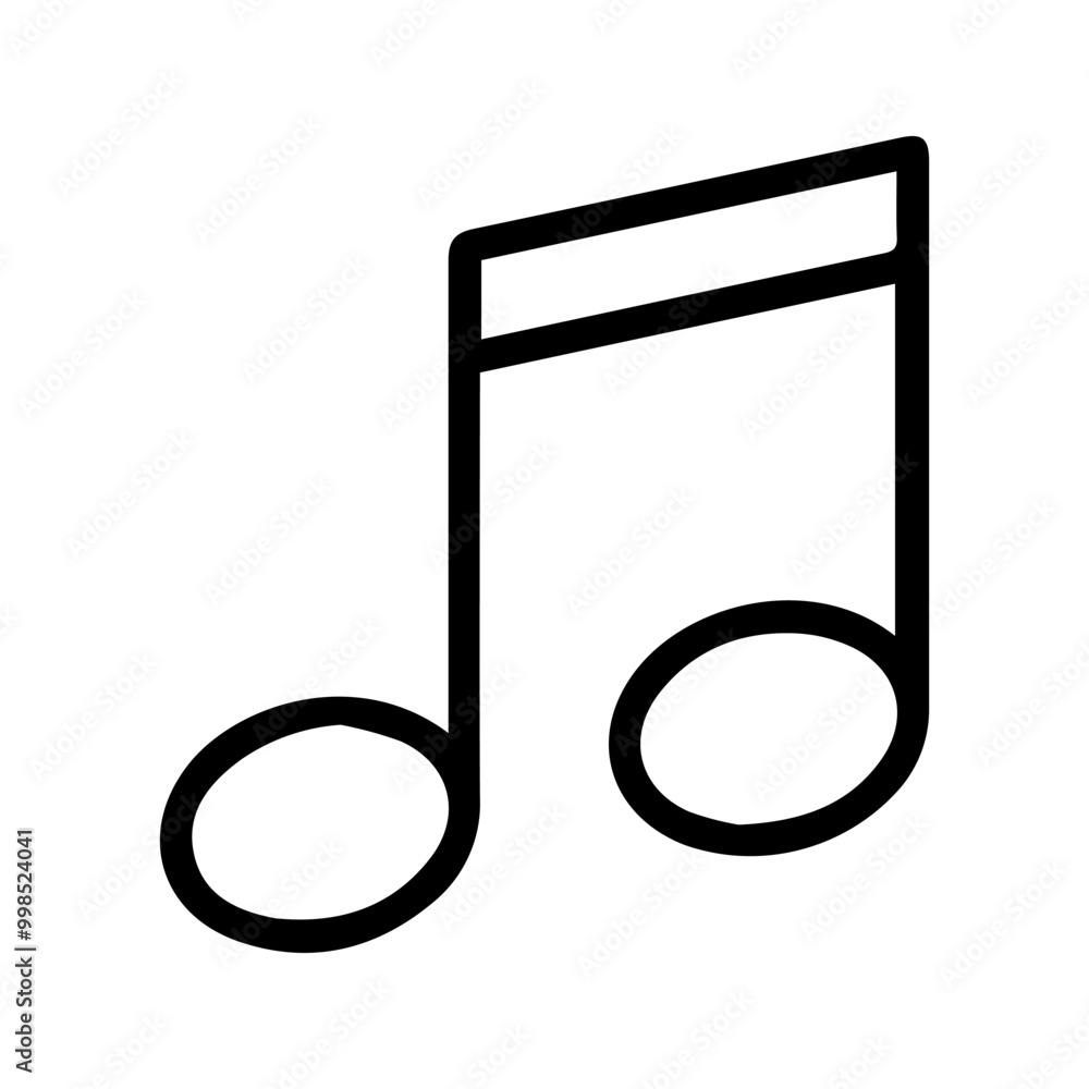 Music notes icon. Musical key signs. Vector symbols Music notes icon. Musical key signs. Vector symbols