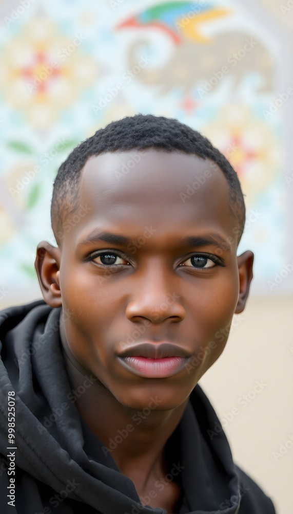 portrait of an attractive Zambia young man portrait of an attractive Zambia young man