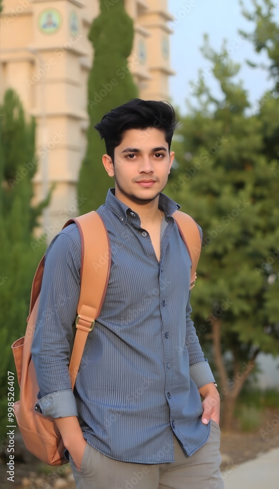 portrait of attractive Afghanistan young man portrait of attractive Afghanistan young man