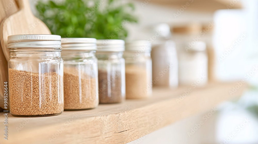 Cozy Rustic Kitchen Spice Rack with Mason Jars - Organized Storage in Earthy Tones for Farmhouse Decor Inspiration Cozy Rustic Kitchen Spice Rack with Mason Jars - Organized Storage in Earthy Tones for Farmhouse Decor Inspiration