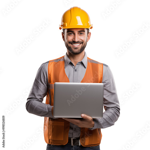 engineer with laptop png