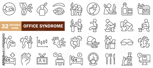 office syndrome icon
