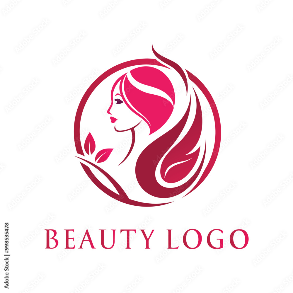 vector beauty woman logo design vector beauty woman logo design