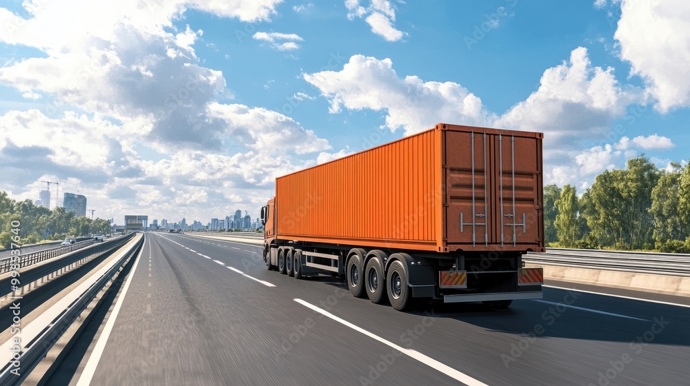Container transport vehicles on highways, with emphasis on safety Container transport vehicles on highways, with emphasis on safety