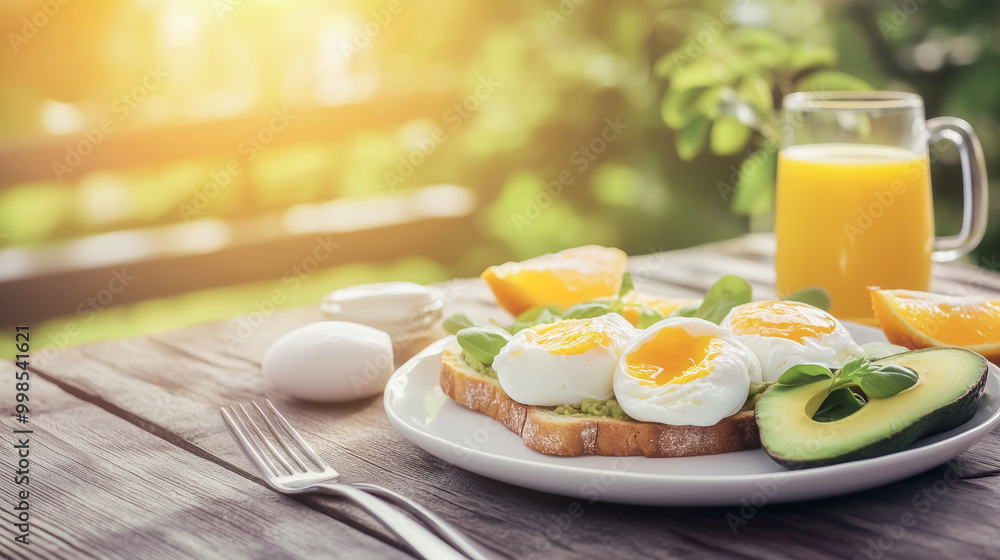 Healthy Breakfast with Avocado Toast Healthy Breakfast with Avocado Toast