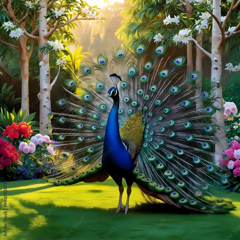 Obraz premium peacock in the park