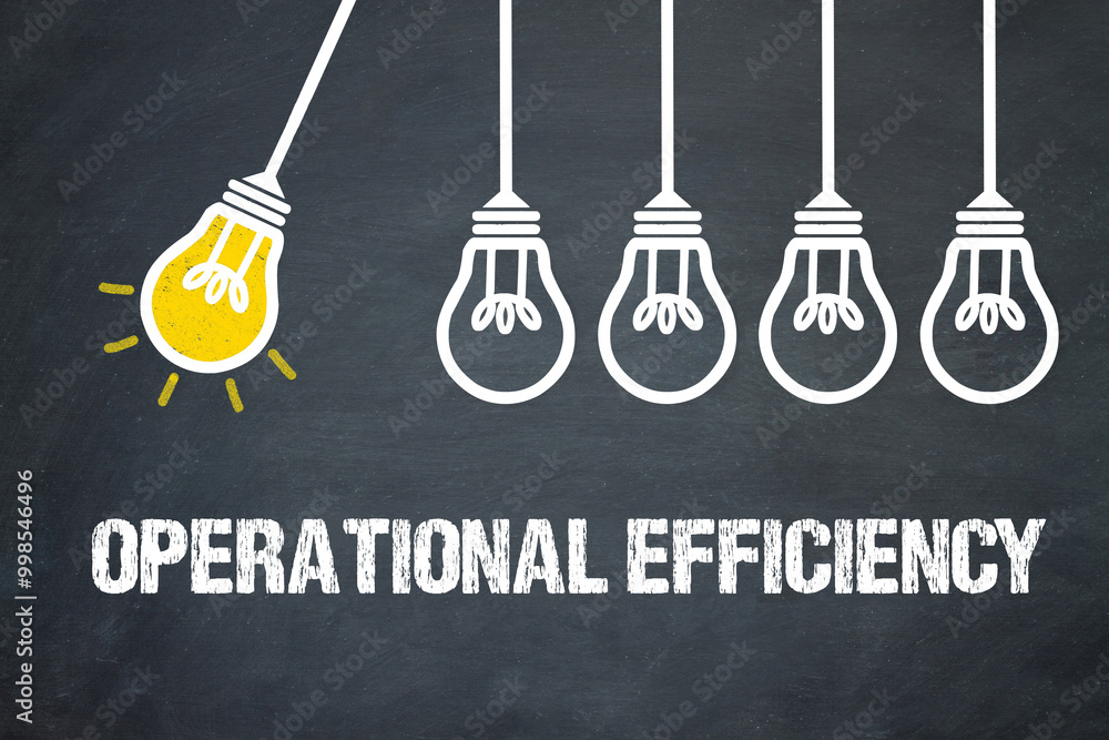 Fototapeta premium Operational efficiency