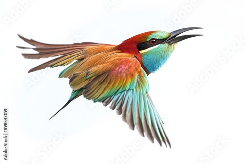 Carmine Bee-eater: Striking Red African Insectivore photo