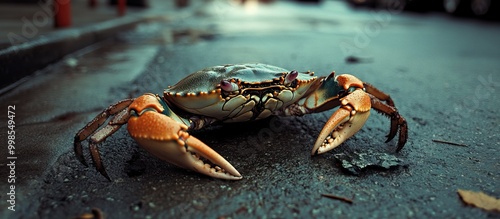 Crab on the Pavement