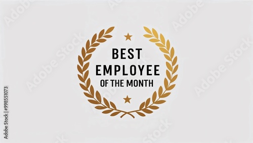 best employee of the month label