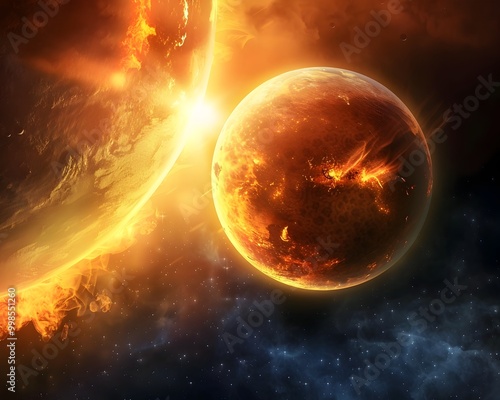 Inhabitants Facing a Cooling Star and Diminishing Light on a Dying Orbiting Planet