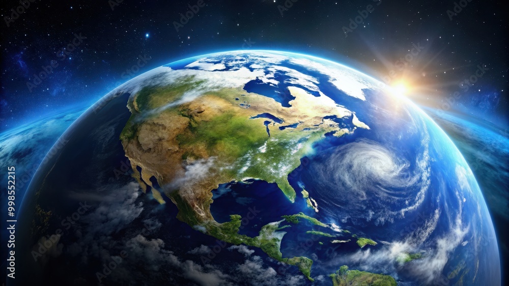 Beautiful aerial view of planet Earth from space, Earth, world, globe, nature, space, planet, atmosphere Beautiful aerial view of planet Earth from space, Earth, world, globe, nature, space, planet, atmosphere