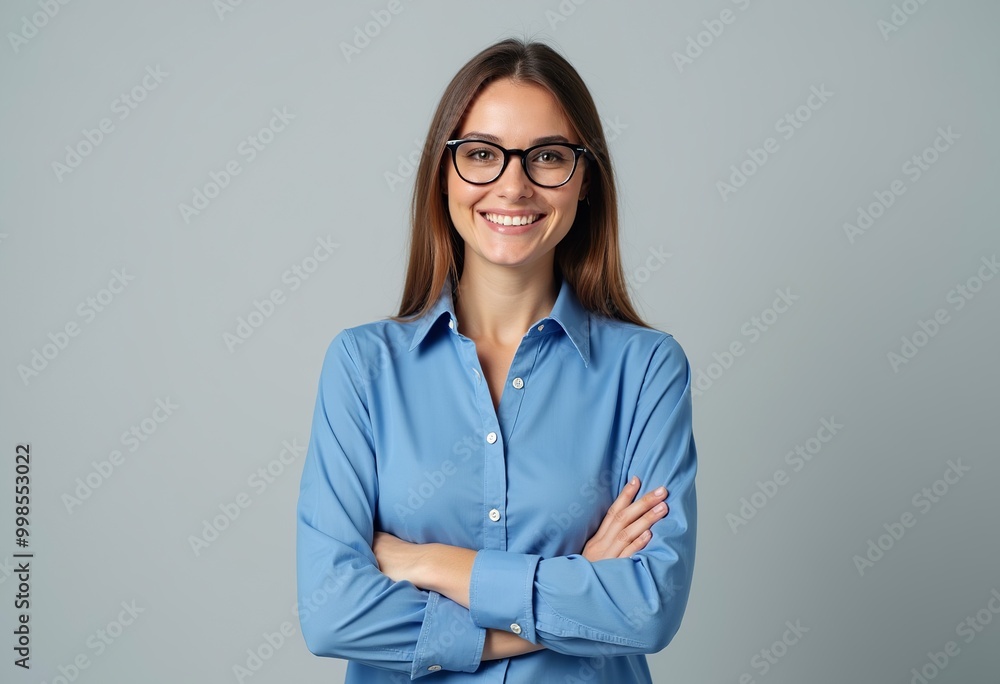 Portrait of a Happy and Successful Businesswoman: Smiling and Confident Portrait of a Happy and Successful Businesswoman: Smiling and Confident