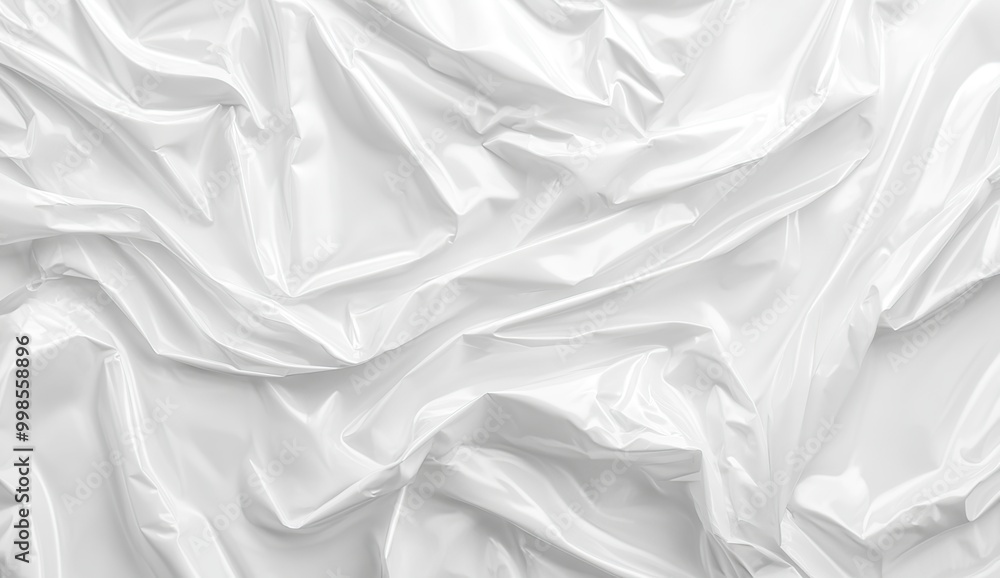 Abstract White Fabric Texture, Wrinkled, Smooth, Clean, Background Abstract White Fabric Texture, Wrinkled, Smooth, Clean, Background