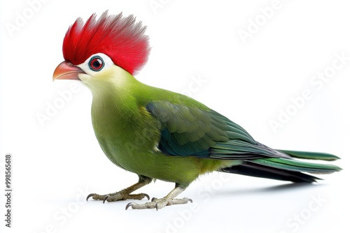 Red-crested Turaco: Crimson-crowned African Species photo