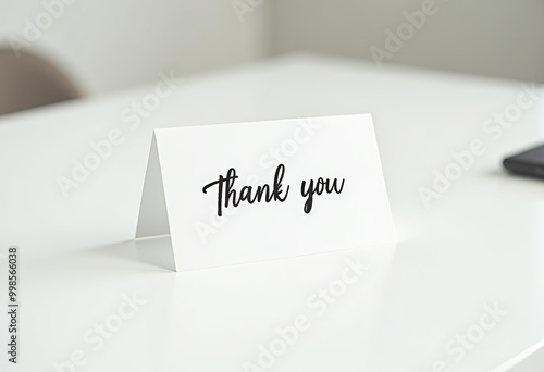 Thank You Note Photography: Perfecting Focus Stacking for Razor-Sharp Text | White Table Composition Techniques for Minimalist Shots